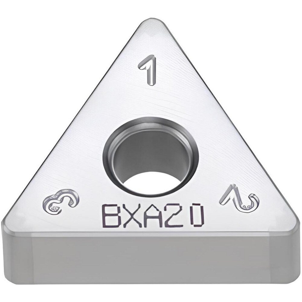 Tungaloy 6795236 Turning Inserts; Insert Style: TNGA ; Insert Size Code: 331 ; Insert Shape: Triangle ; Included Angle: 60degree ; Inscribed Circle (Decimal Inch): 0.3750 ; Corner Radius (Decimal Inch): 0.0157