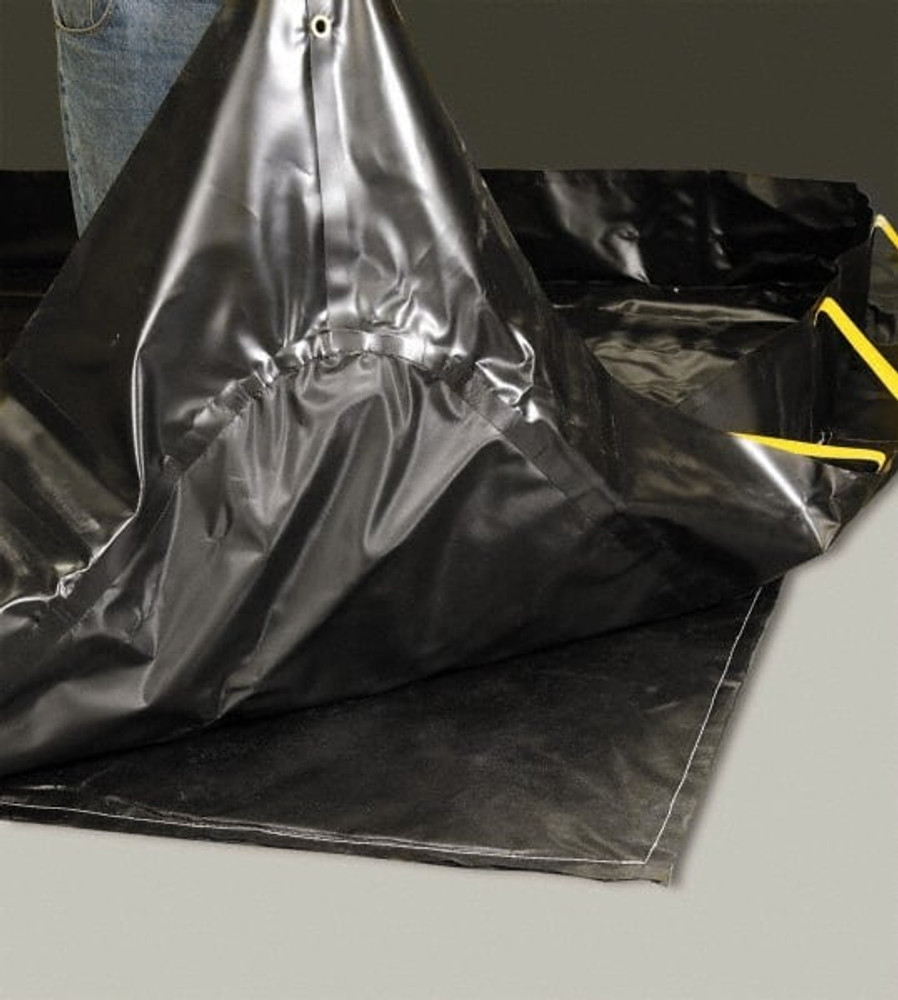 Enpac 4850-GP Collapsible/Portable Spill Containment Accessories; Accessory Type: Berm Ground Pad ; Length (Inch): 50.0 ; Length (Feet): 50.0 ; Color: Black