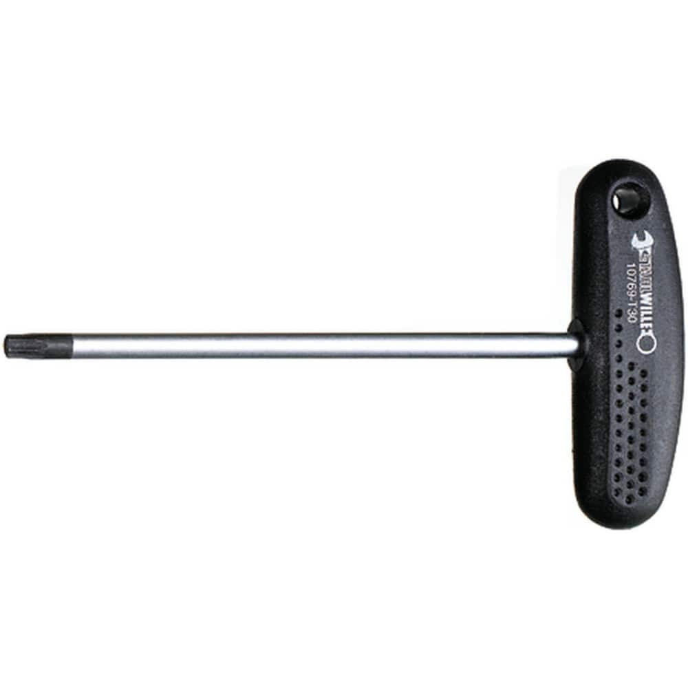 Stahlwille 43290020 Precision & Specialty Screwdrivers; Tool Type: Torx Screwdriver ; Blade Length: 4 ; Overall Length: 5.00 ; Shaft Length: 100mm ; Handle Length: 125mm ; Handle Color: Black