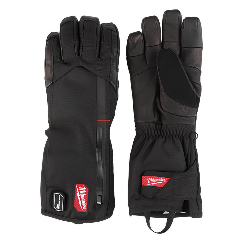 Milwaukee Tool 561-21M Gloves: Size M, Polyester-Lined, Leather & Polyester