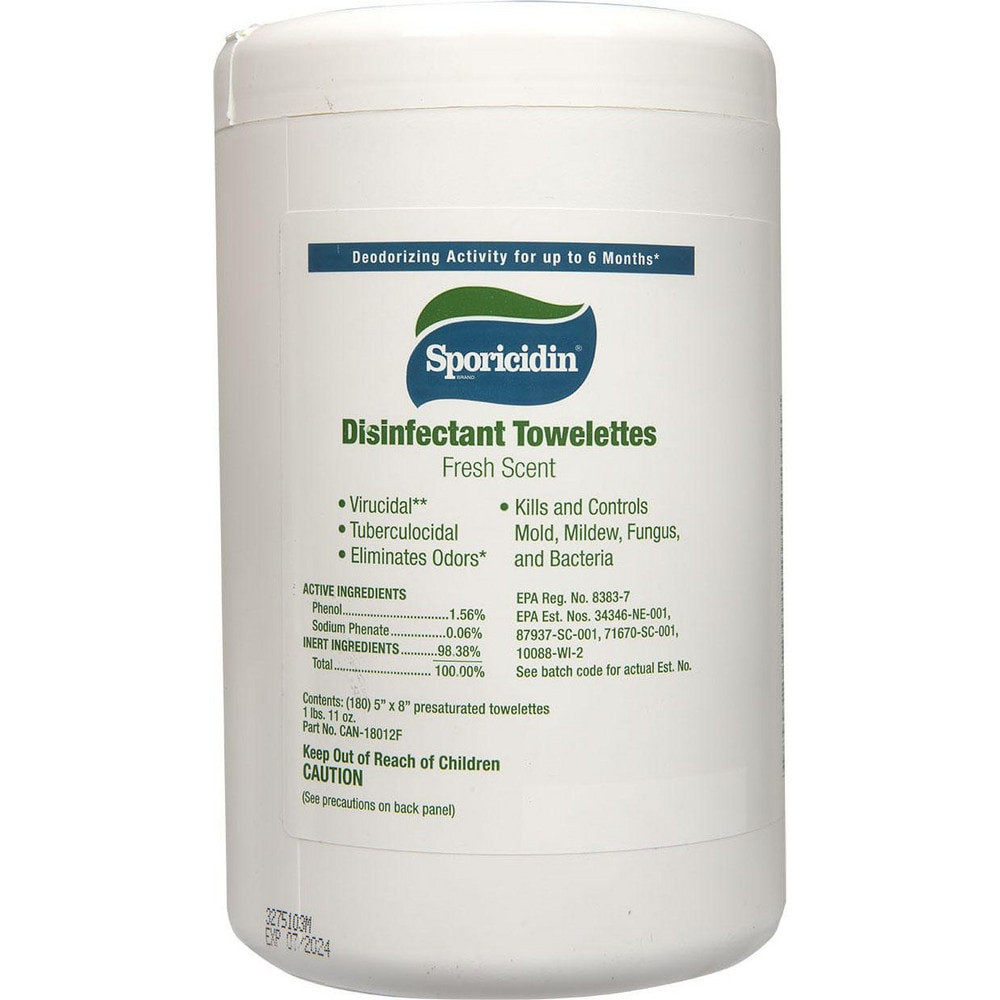 Contec Professional CAN-18012F Disinfecting Wipes: