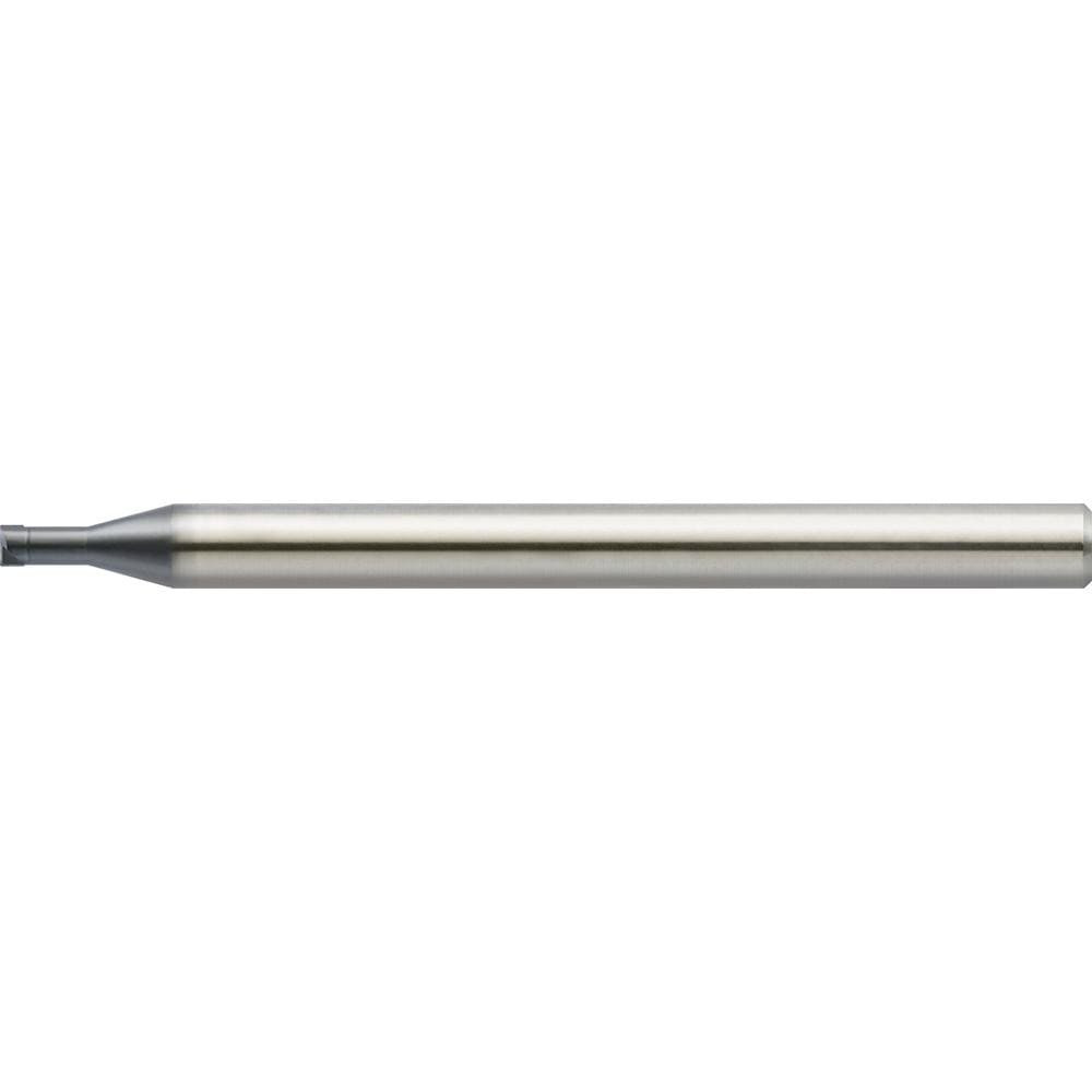 US Union Tool 2813856 Corner Radius End Mill: 0.80 mm Dia, 0.40 mm LOC, 0 deg Helix, UDC Coated, Corner Radius End, Centercutting Series UDCLRSF