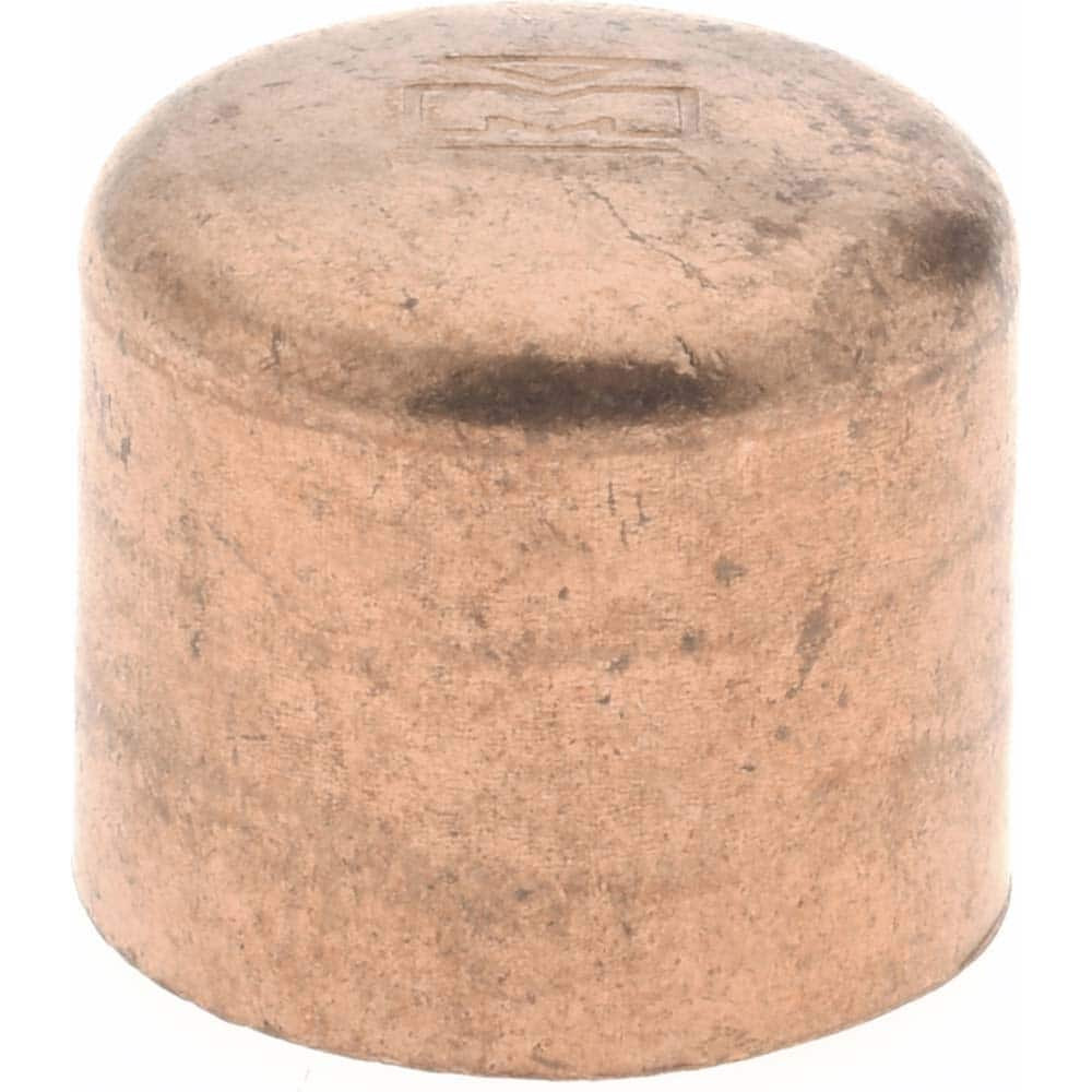 Mueller Industries W 07007 Wrot Copper Pipe End Cap: 1/2" Fitting, C, Solder Joint