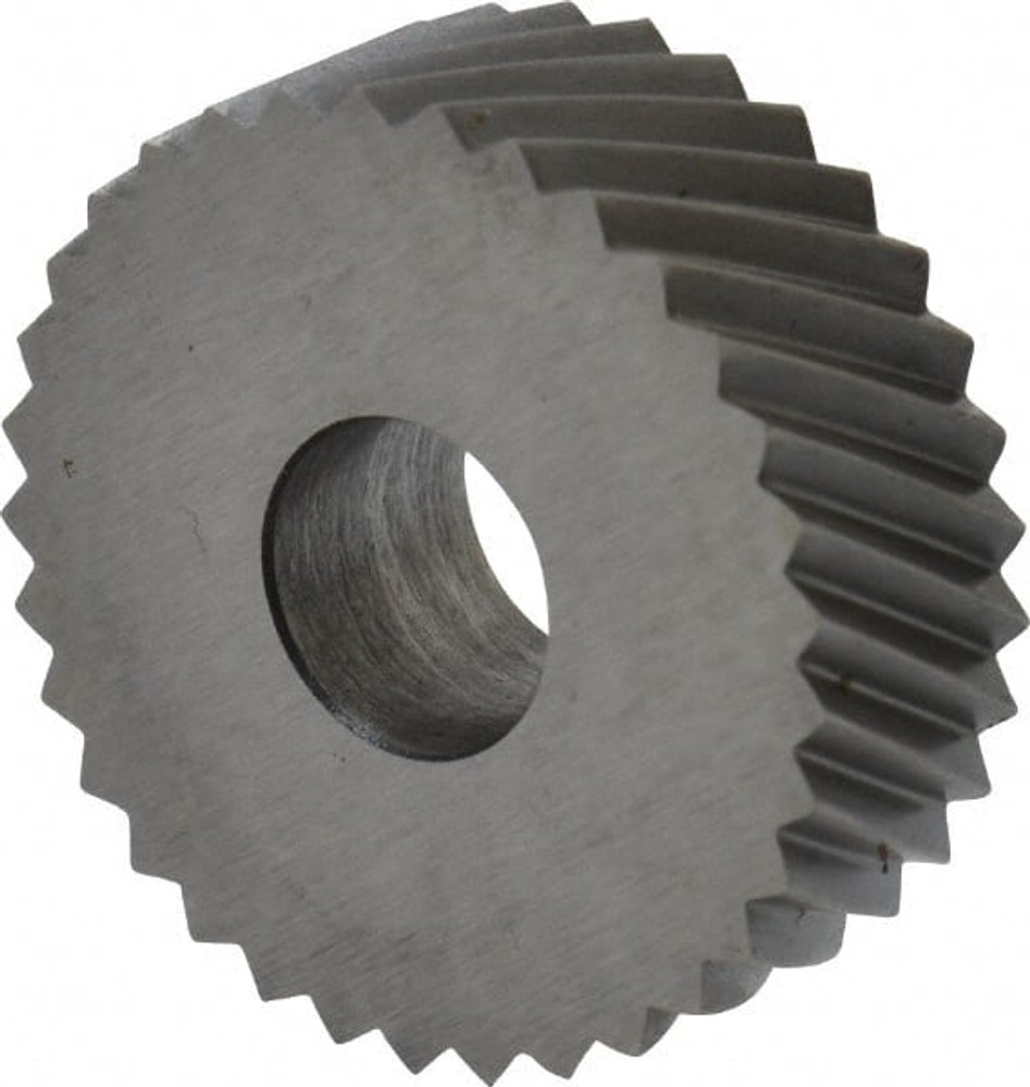 MSC KNRX216 Standard Knurl Wheel: 3/4" Dia, 90 ° Tooth Angle, 16 TPI, Diagonal, Cobalt