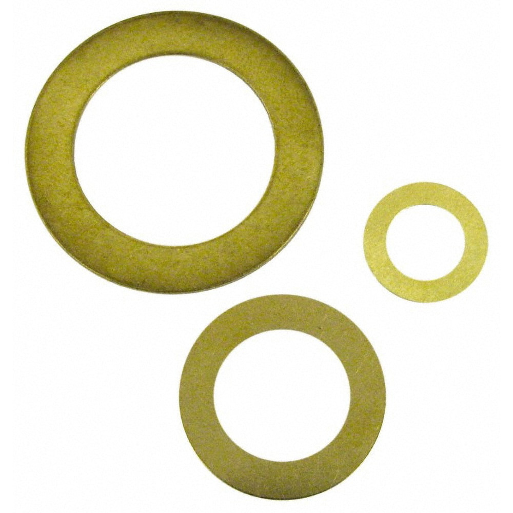 Electro Hardware FW-285-EH 1" Screw Standard Flat Washer: Brass, Uncoated