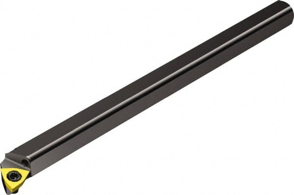 Sandvik Coromant 5721914 Indexable Boring Bar: A10K-SWLPR04, 12 mm Min Bore Dia, Right Hand Cut, 10 mm Shank Dia, -5 ° Lead Angle, Steel