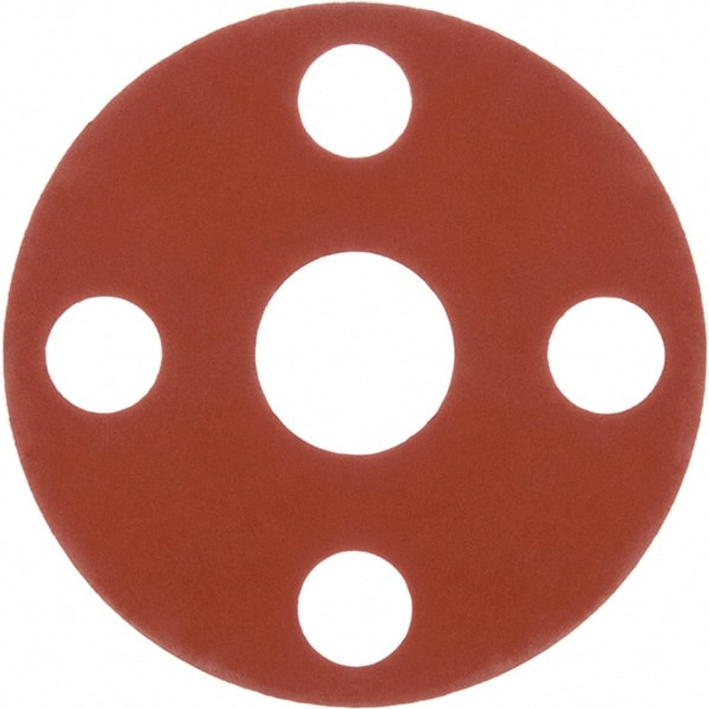 USA Industrials BULK-FG-1536 Flange Gasket: For 1" Pipe, 1-5/16" ID, 4-1/4" OD, 1/8" Thick, Silicone Rubber
