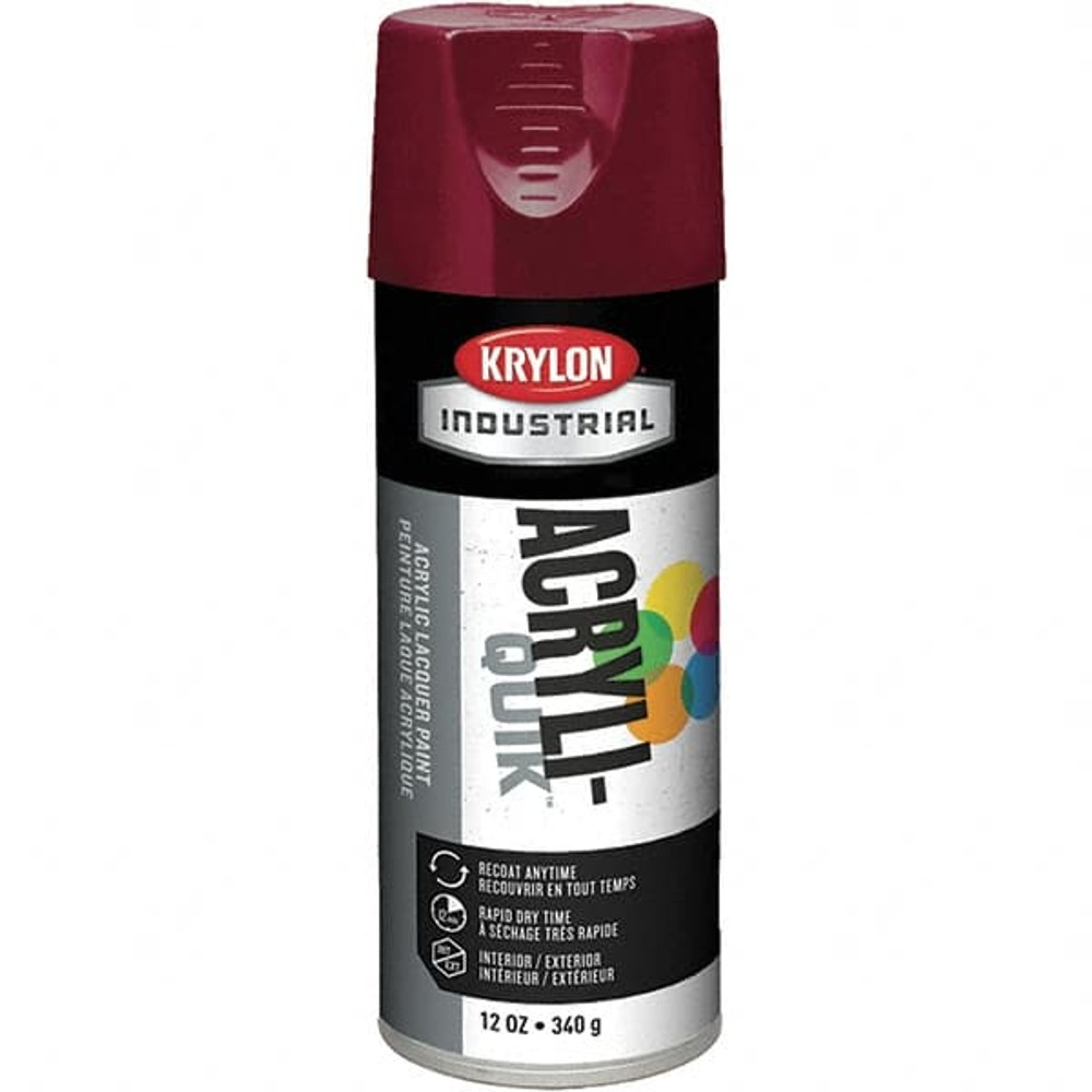 Krylon K02101A07 Lacquer Spray Paint: Cherry Red, Gloss, 16 oz