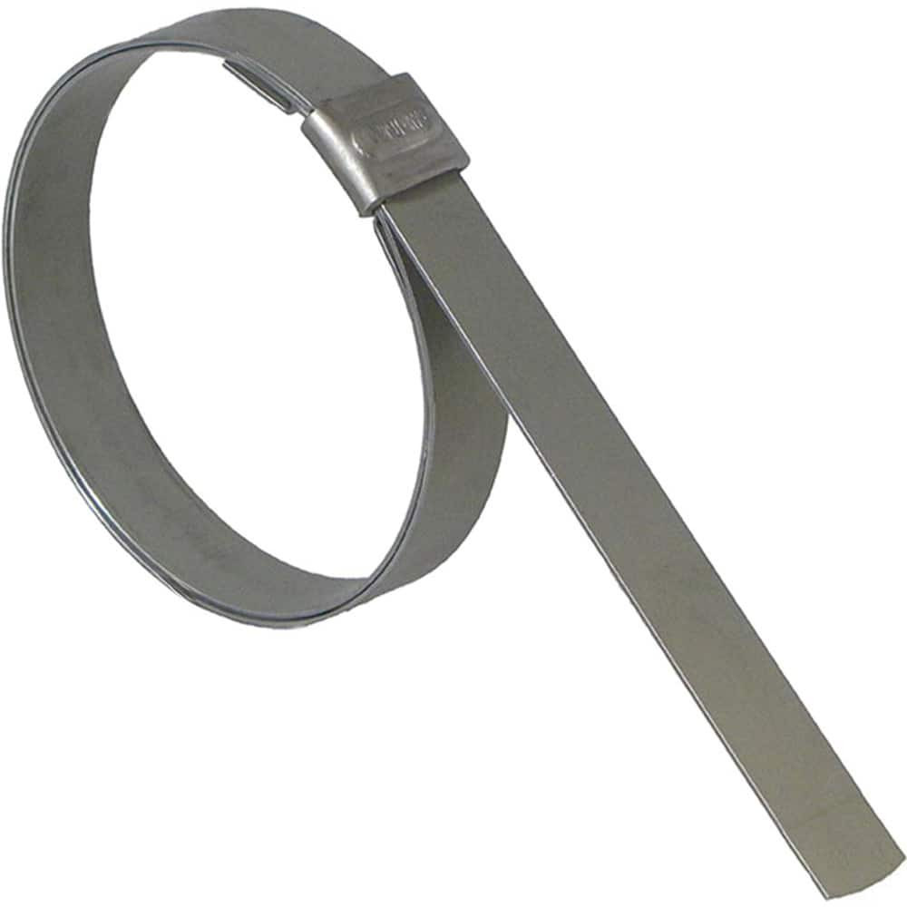 Band-It JS2089 Band Clamps; Clamp Type: Preformed Jr Smooth ID Clamp ; Minimum Diameter (Decimal Inch): 2.2500 ; Minimum Diameter (Fractional Inch): 2-1/4 ; Material: Stainless Steel ; Number of Pieces: 100 ; Material Grade: 201