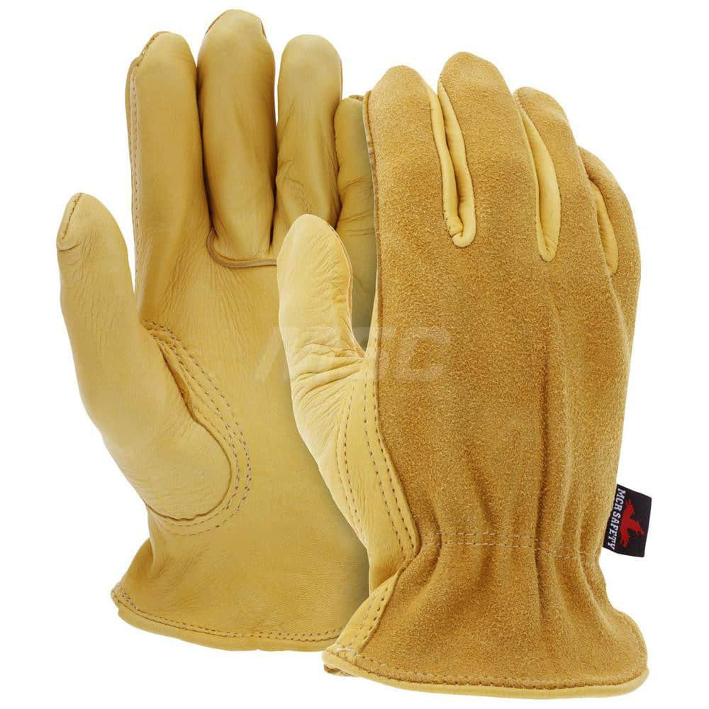 MCR Safety 3505XXL Gloves: Size 2XL, Deerskin