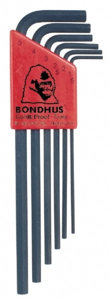 Bondhus 12146 6 Piece L-Key Hex Key Set