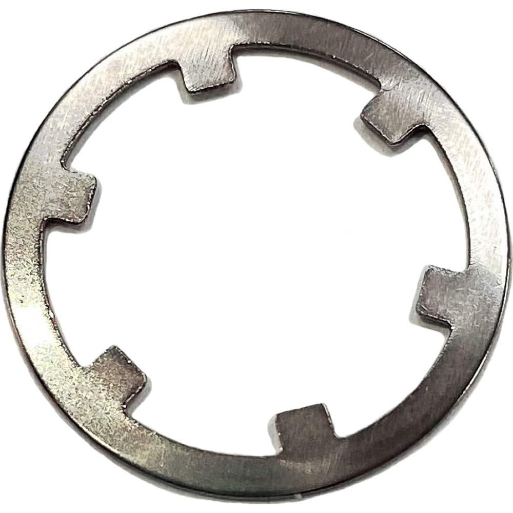 Rotor Clip TY-9SS External Self-Locking Retaining Ring: 0.04" Groove Dia, 3/32" Shaft Dia, 15-7 Grade 632 Stainless Steel