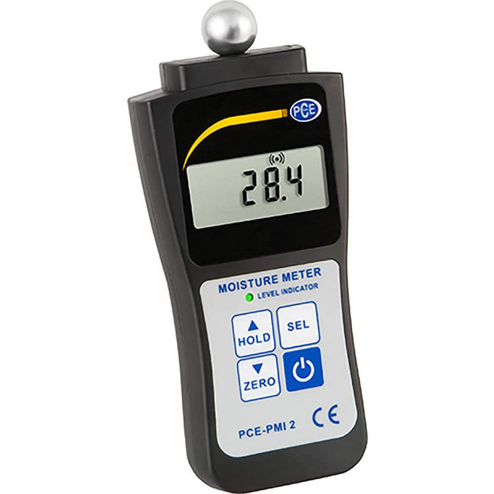 PCE Instruments PCE-PMI 2 Moisture Meters & Analyzers; Product Type: Moisture Meter ; Accuracy: 0.5% ; Heat Source: None ; Minimum Operating Temperature: 320F ; Maximum Operating Temperature: 1040F ; Maximum Relative Humidity: 85