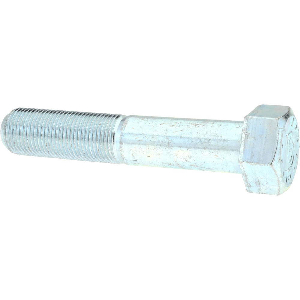 Bowmalloy 36474 Hex Head Cap Screw: 3/4-16 x 2-1/2", Grade 9 Alloy Steel, Zinc-Plated Clear Chromate