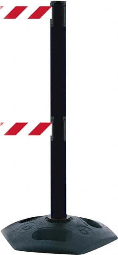 Tensator 886T2-33-MAX-D3 4 Way Stanchion: 38" High, Octagon Base