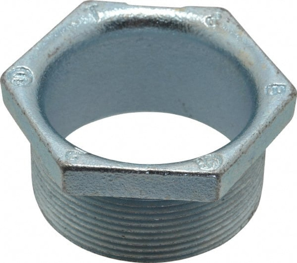 Thomas & Betts 847 Conduit Nipple: For Rigid & Intermediate (IMC), Malleable Iron, 2" Trade Size