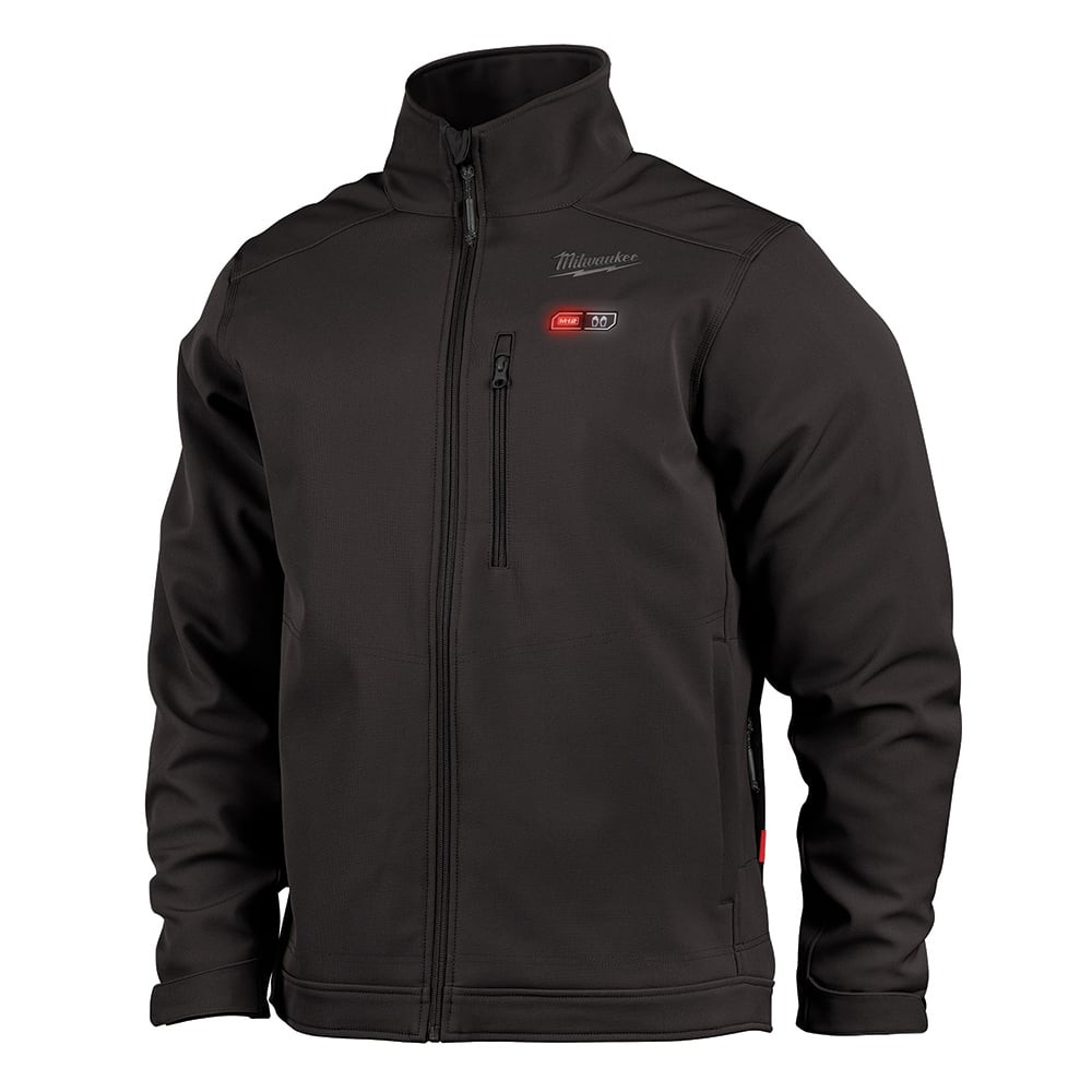 Milwaukee Tool M100B-21S Heated Jacket: Size Small, Black, Polyester