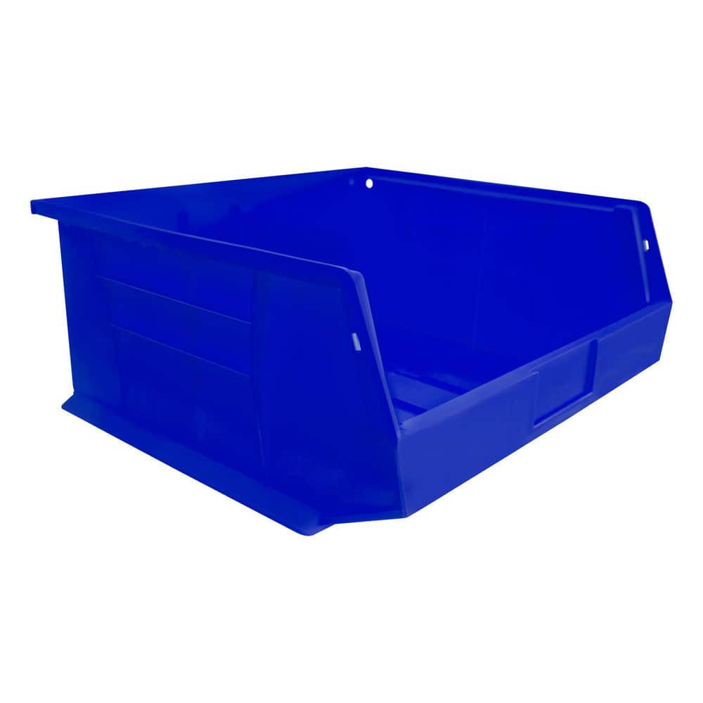 Durham PB30250-52 Plastic Hang & Stack Bin: Blue