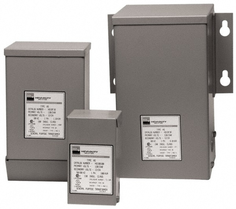 Sola/Hevi-Duty HS19F5A 120/240 Input Volt, 12/24 Output Volt, 60 Hz, Buck Boost Transformer