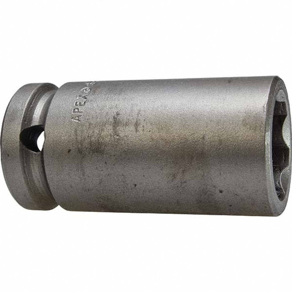 Apex SF-22MM25 Impact Socket: 1/2" Drive, 22mm Socket, Hex Drive