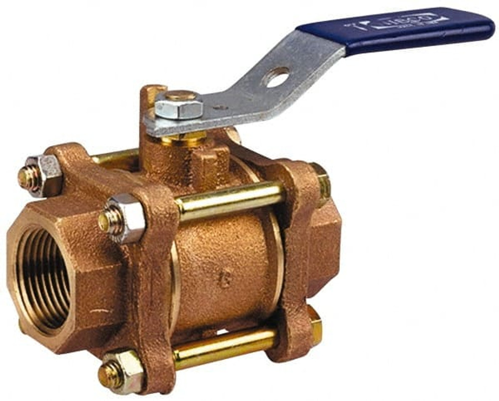 NIBCO NL97H0E Standard Manual Ball Valve: 2-1/2" Pipe, Full Port