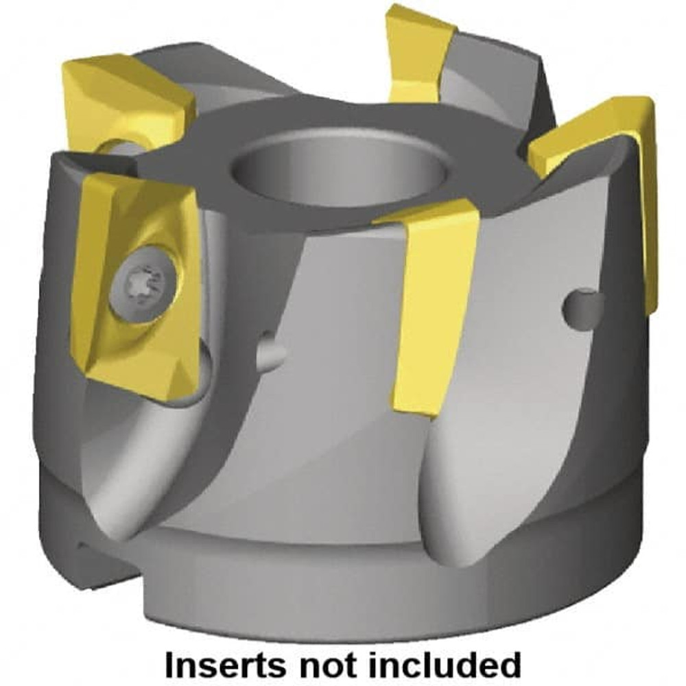 Kennametal 2623934 40mm Cut Diam, 16mm Arbor Hole Diam, 14.4mm Max Depth, Indexable Square-Shoulder Face Mill