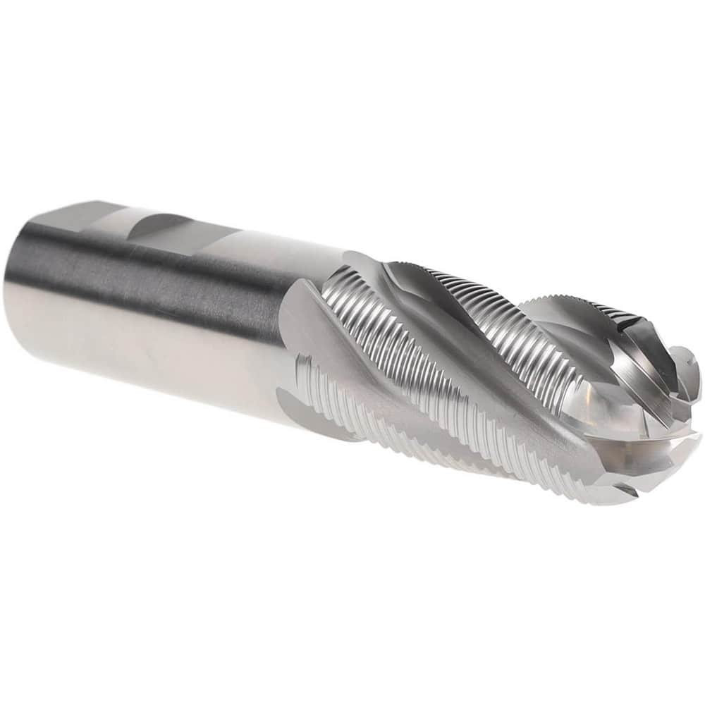 Hertel 91197517 Roughing End Mill: 1" Dia, 5 Flutes, Single End, Cobalt