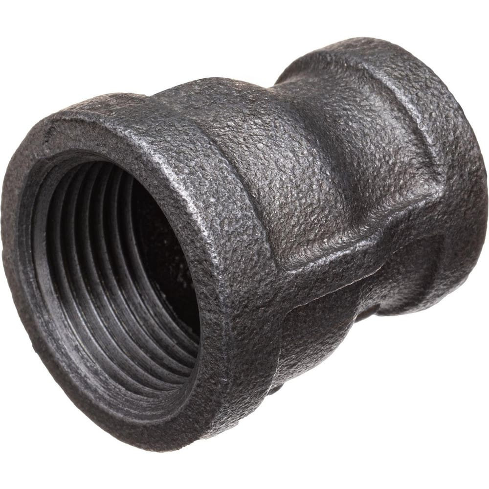 USA Industrials ZUSA-PF-15574 Black Pipe Fittings; Fitting Type: Reducers ; Fitting Size: 1-1/2" x 1" ; End Connections: NPT ; Material: Malleable Iron ; Classification: 150 ; Fitting Shape: Straight