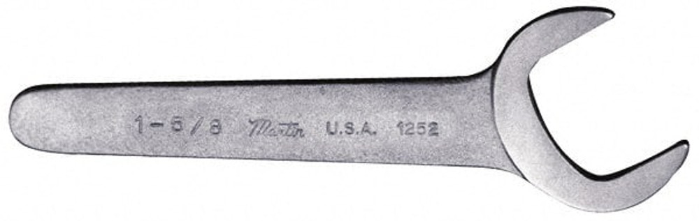 Martin Tools 1237MM Service Open End Wrench: Single End Head, 37 mm, Single Ended