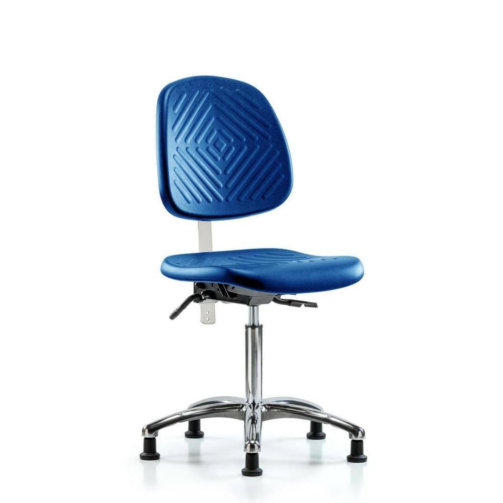 Blue Ridge Ergonomics MSC40142 Task Chair: Polyurethane, Blue