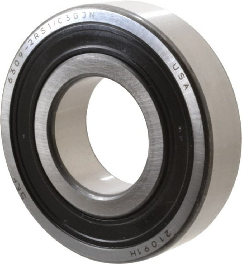 SKF 6309 2RSJEM Deep Groove Ball Bearing: 100 mm OD, Double Seal