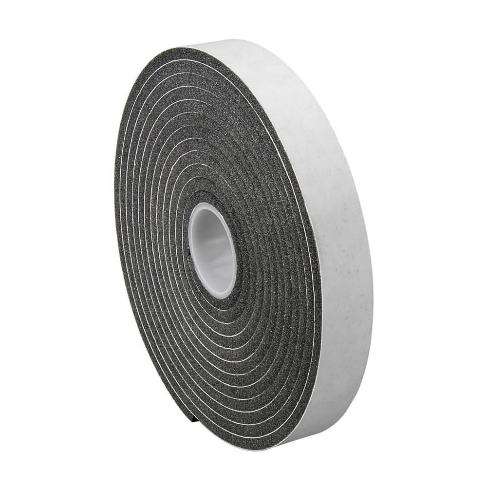 3M 888519014509 Gasket Tapes; Thickness: 1/4 (Inch); Width (Inch): 3/4 ; Color: Black ; Material: Vinyl Foam