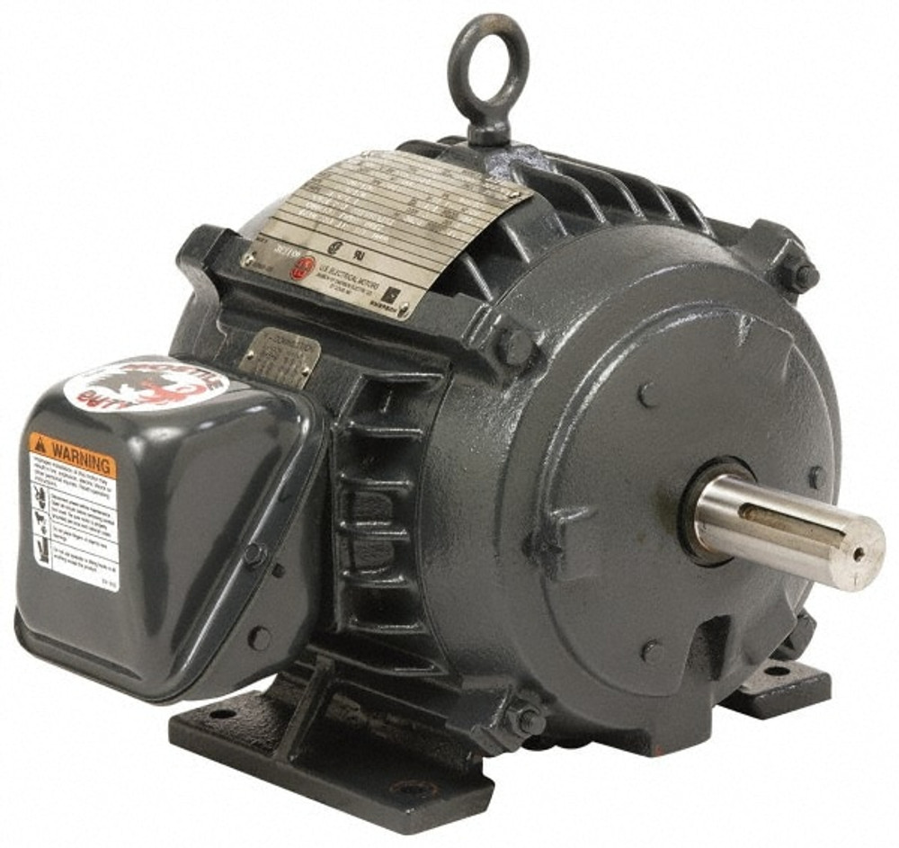 US Motors HVW25EL36C Three Phase Energy Efficient AC Motor: TEFC Enclosure