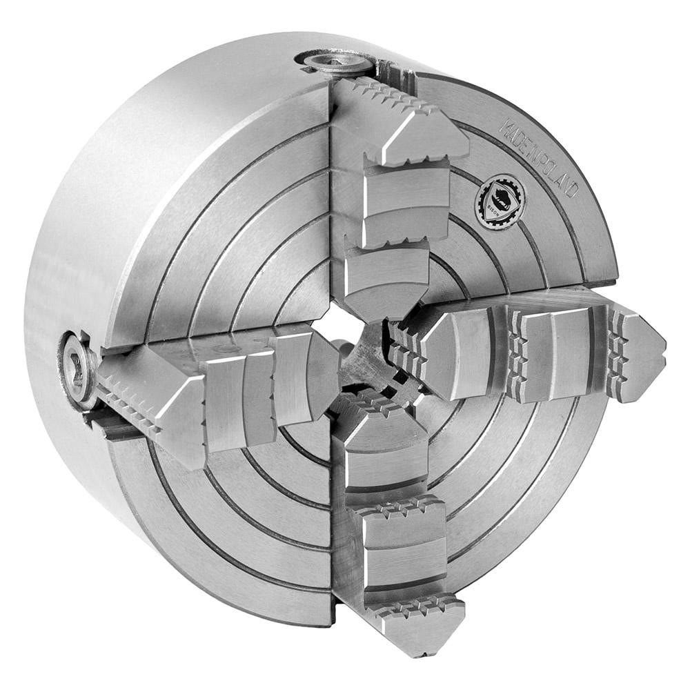 Bison 7-854-0842 Independent Manual Lathe Chuck: 4-Jaw,  8" Dia