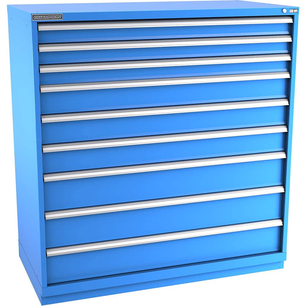 Champion Tool Storage D27000901ILC-BB Storage Cabinet: 56-1/2" Wide, 28-1/2" Deep, 59-1/2" High