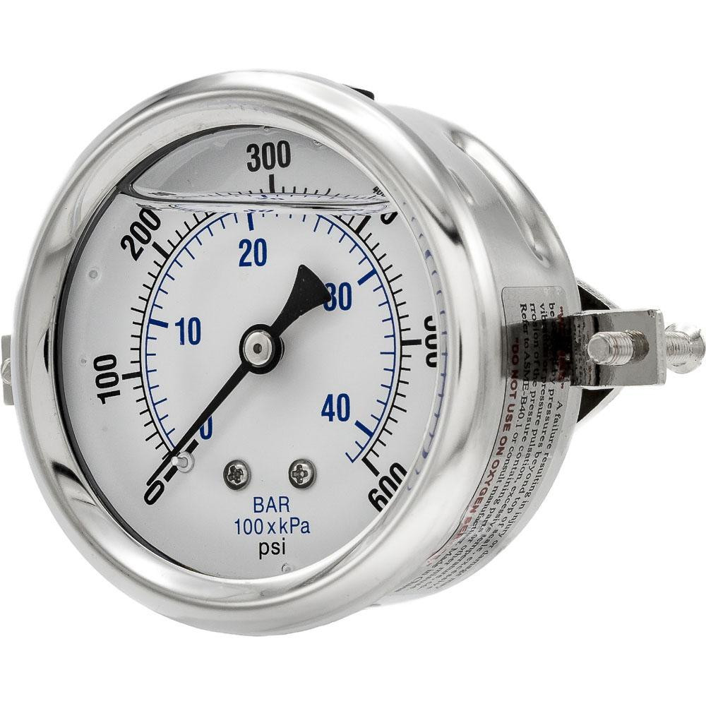 PIC Gauges PRO-203L-254K Pressure Gauges; Gauge Type: Industrial Pressure Gauges ; Scale Type: Dual ; Accuracy (%): 2-1-2% ; Dial Type: Analog ; Thread Type: 1/4" MNPT ; Bourdon Tube Material: Bronze