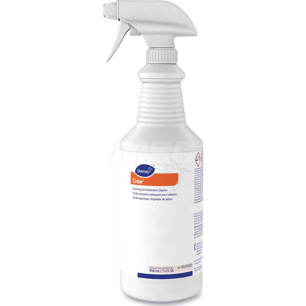 Diversey DVO95325322 Crew Foaming Acid Restroom Cleaner, 32 oz, RTU, 12/CT