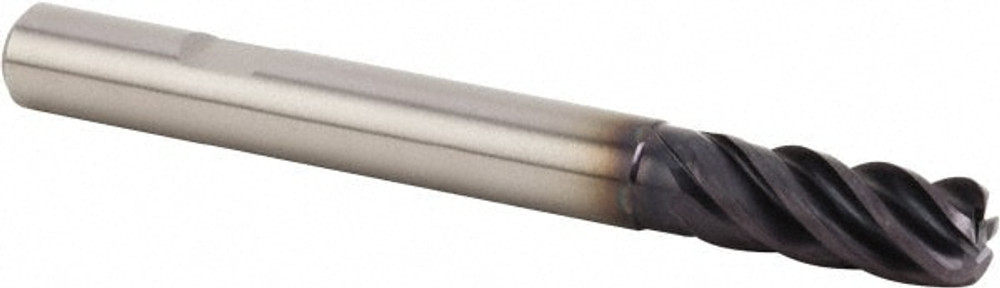 Kennametal 3524564 Corner Radius End Mill: 20 mm Dia, 38 mm LOC, 1 mm Radius, 5 Flutes, Solid Carbide