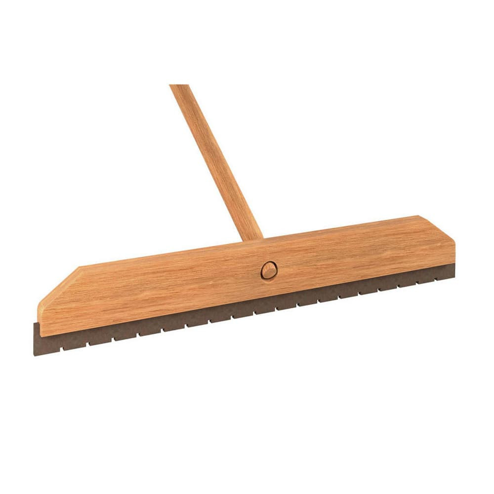 Bon Tool 12-846 Squeegee: 24" Blade Width, Wood Blade, Tapered Handle Connection