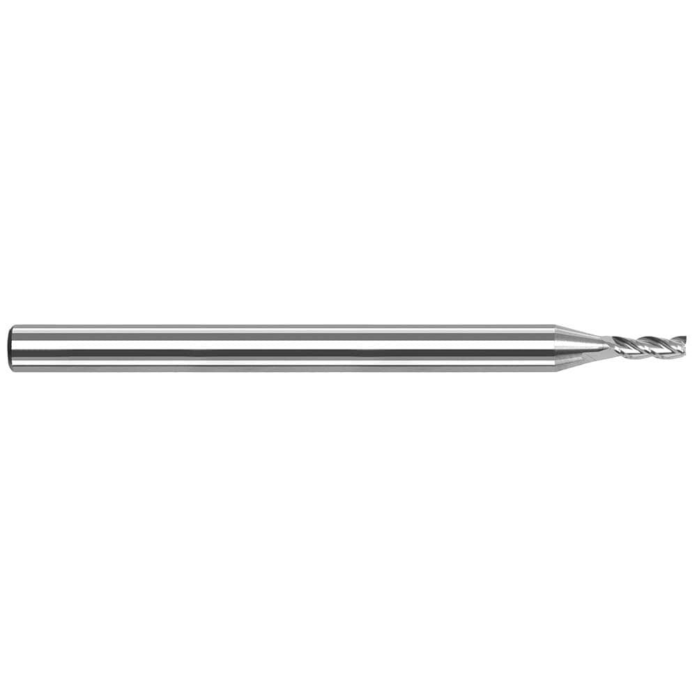 Harvey Tool 942231 Square End Mill: 1/32" Dia, 3/32" LOC, 3 Flutes, Solid Carbide