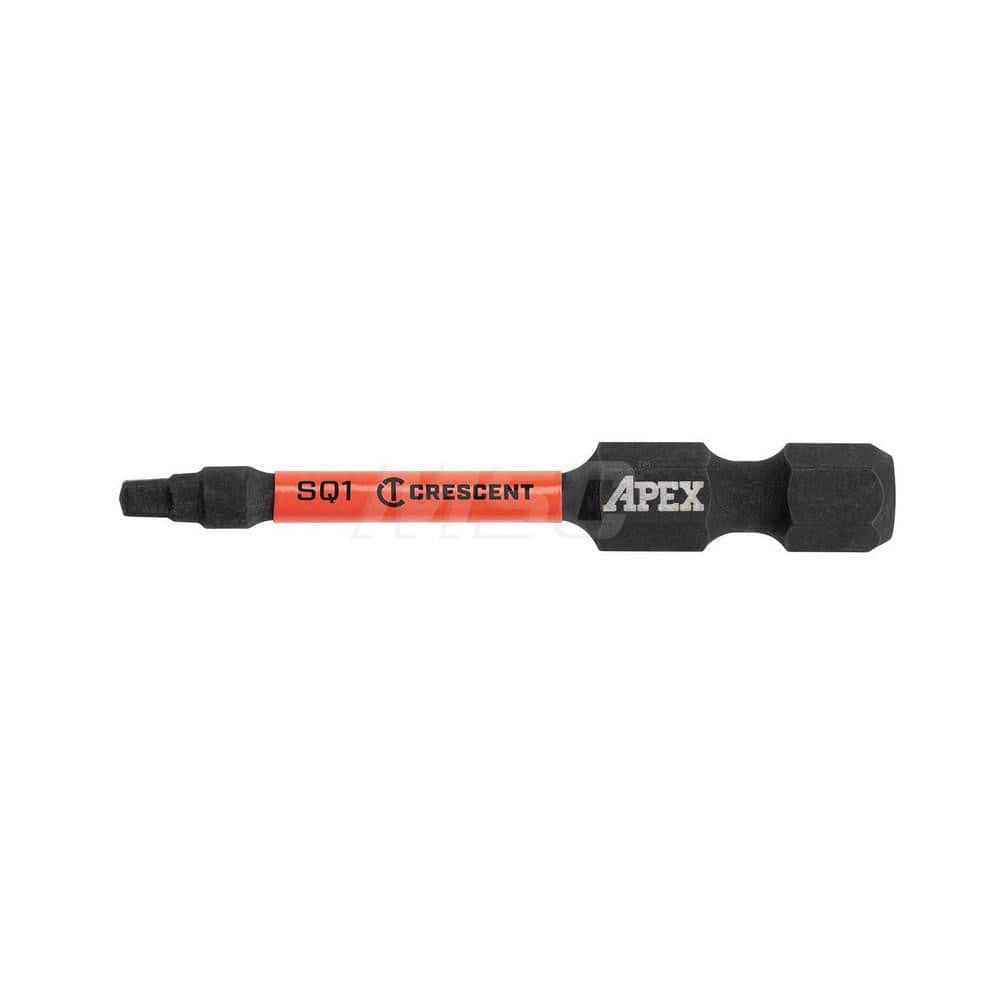 Crescent CAVB2SQ1-25 Power Screwdriver Bit: #1 Speciality Point Size