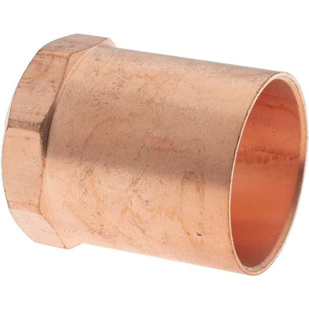 Mueller Industries BDNA-15658 Wrot Copper Pipe Adapter: 1" x 1/2" Fitting, C x F