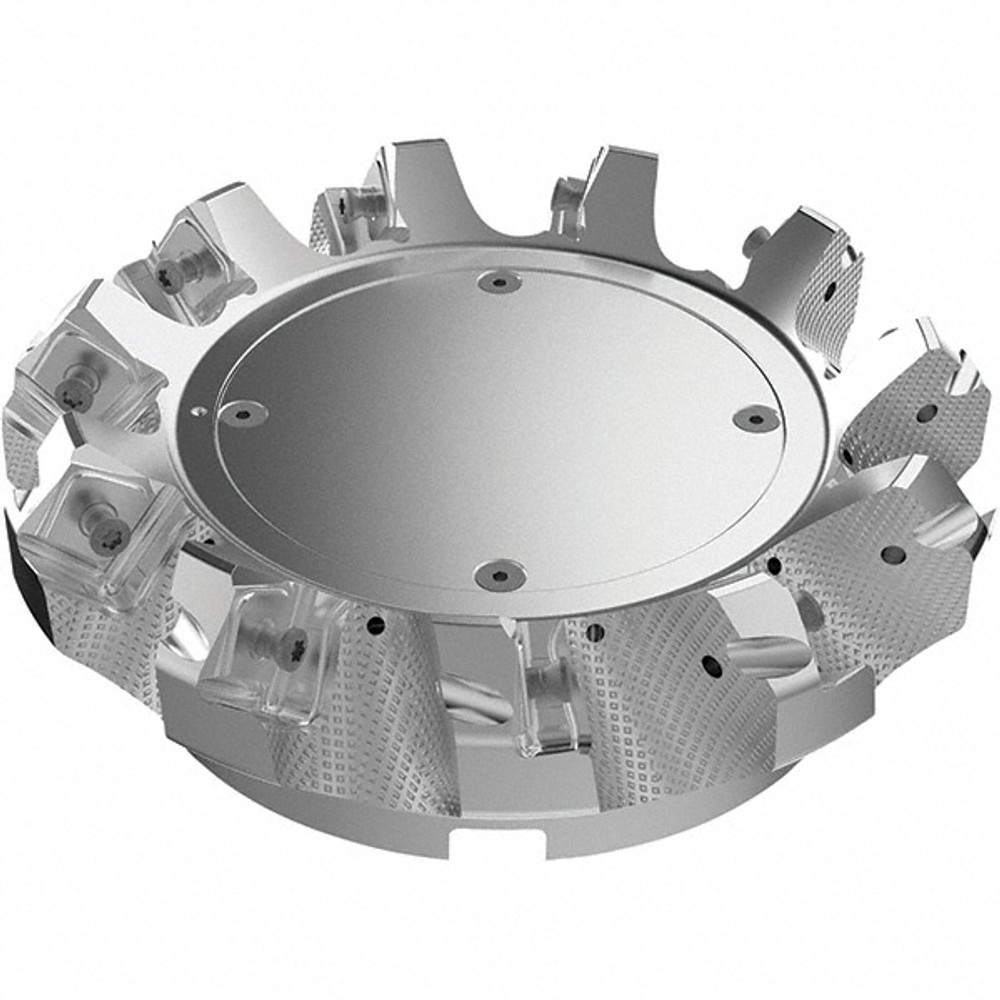 Seco 03157472 160mm Cut Diam, 40mm Arbor Hole, 9mm Max Depth of Cut, 48° Indexable Chamfer & Angle Face Mill