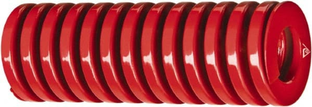 Associated Spring Raymond 305-814-D Die Spring: 2" Hole Dia, 1" Rod Dia, 3-1/2" Free Length, Red