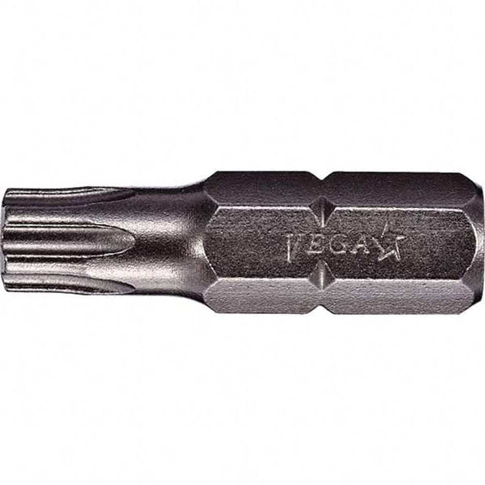 VEGA Industries 125TT27A Torx Screwdriver Bits; Type: Tamperproof Torx Bit ; Torx Size: T27 ; Hex Size (Inch): 1/4