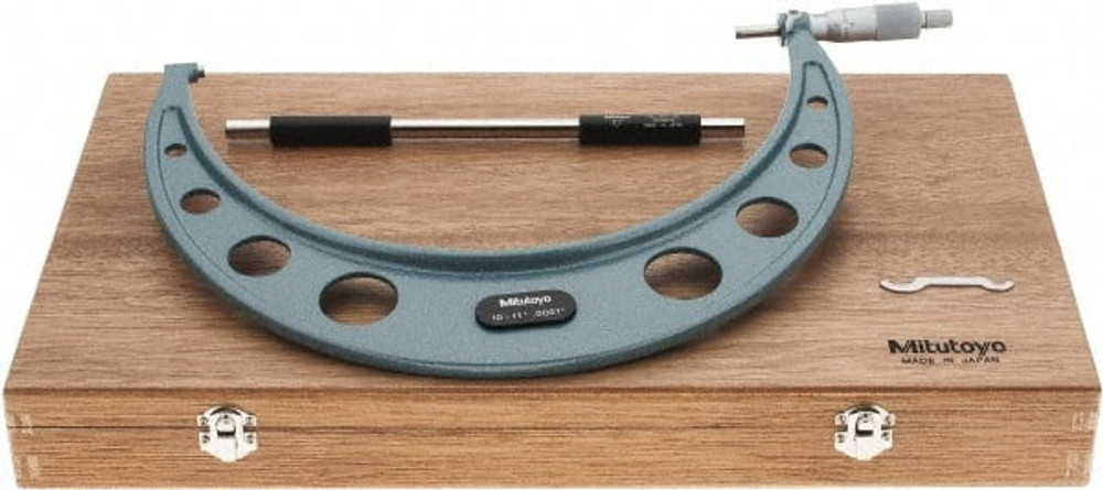 Mitutoyo 103-225 Mechanical Outside Micrometer: 11" Range, 0.0001" Graduation