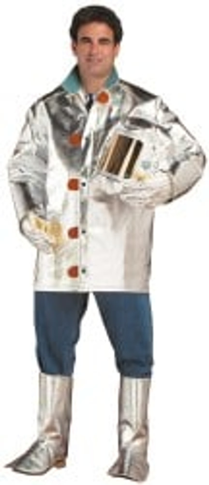 PRO-SAFE AL12-CK-503X Jacket: 3X-Large Chest, Aluminized Kevlar, Snaps Closure