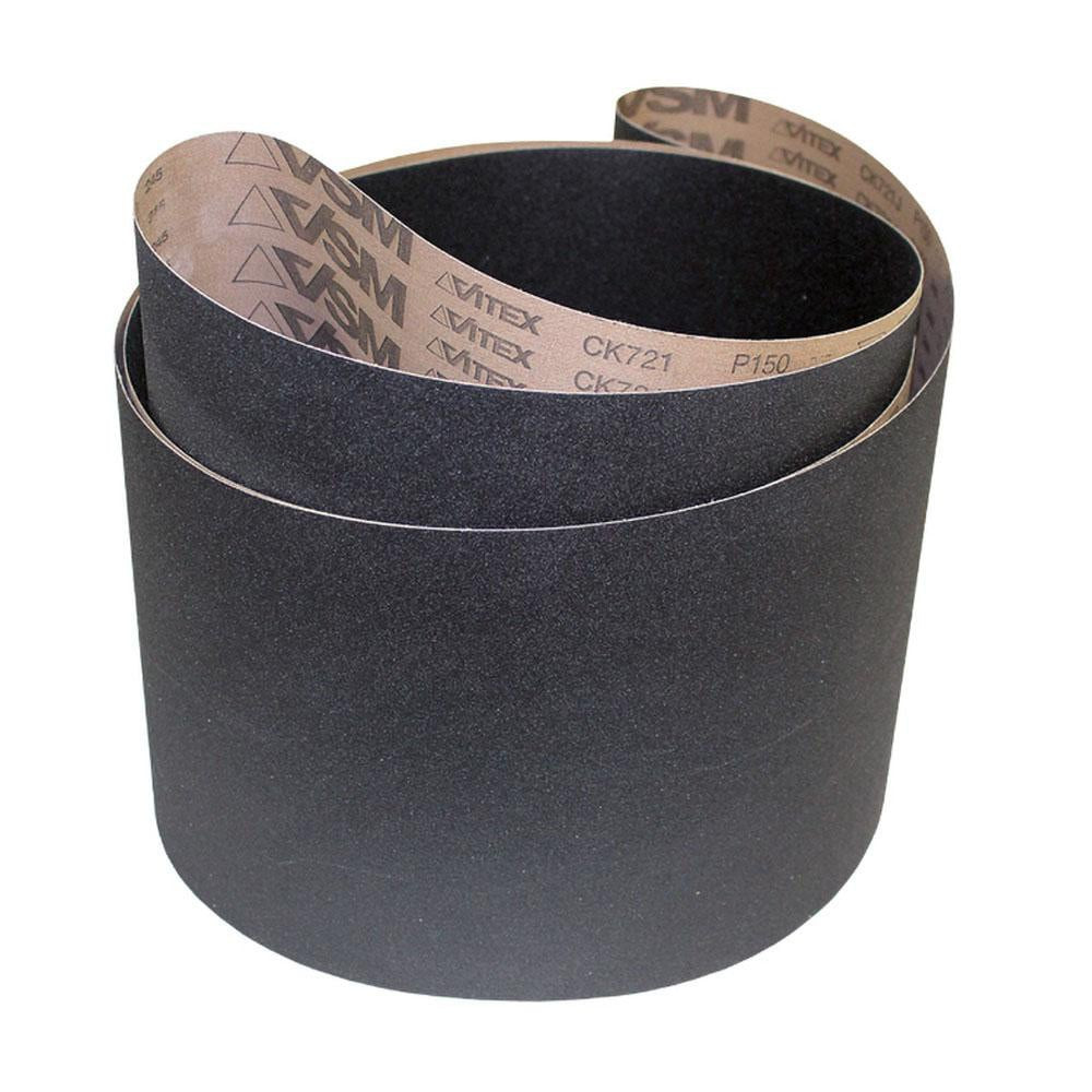 VSM 37578 Abrasive Belt: 6" Wide, 60" Long, 220 Grit, Silicon Carbide