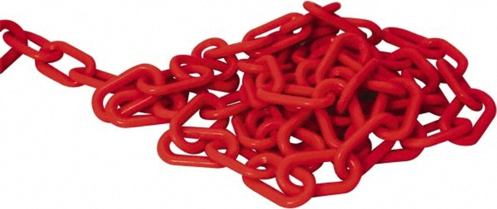 AccuformNMC PC2R100 Chain: Plastic, Red, 100' Long, 2" Wide