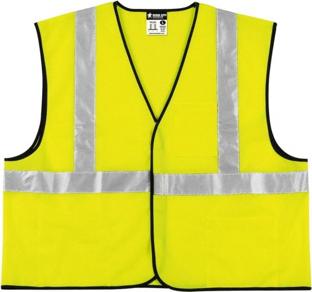 MCR Safety VCL2SLL High Visibility Vest: Large